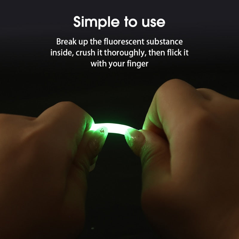 Glowstick för Fiske - Fluorescerande Lightstick 50/100 STK 2,2-4,5 mm