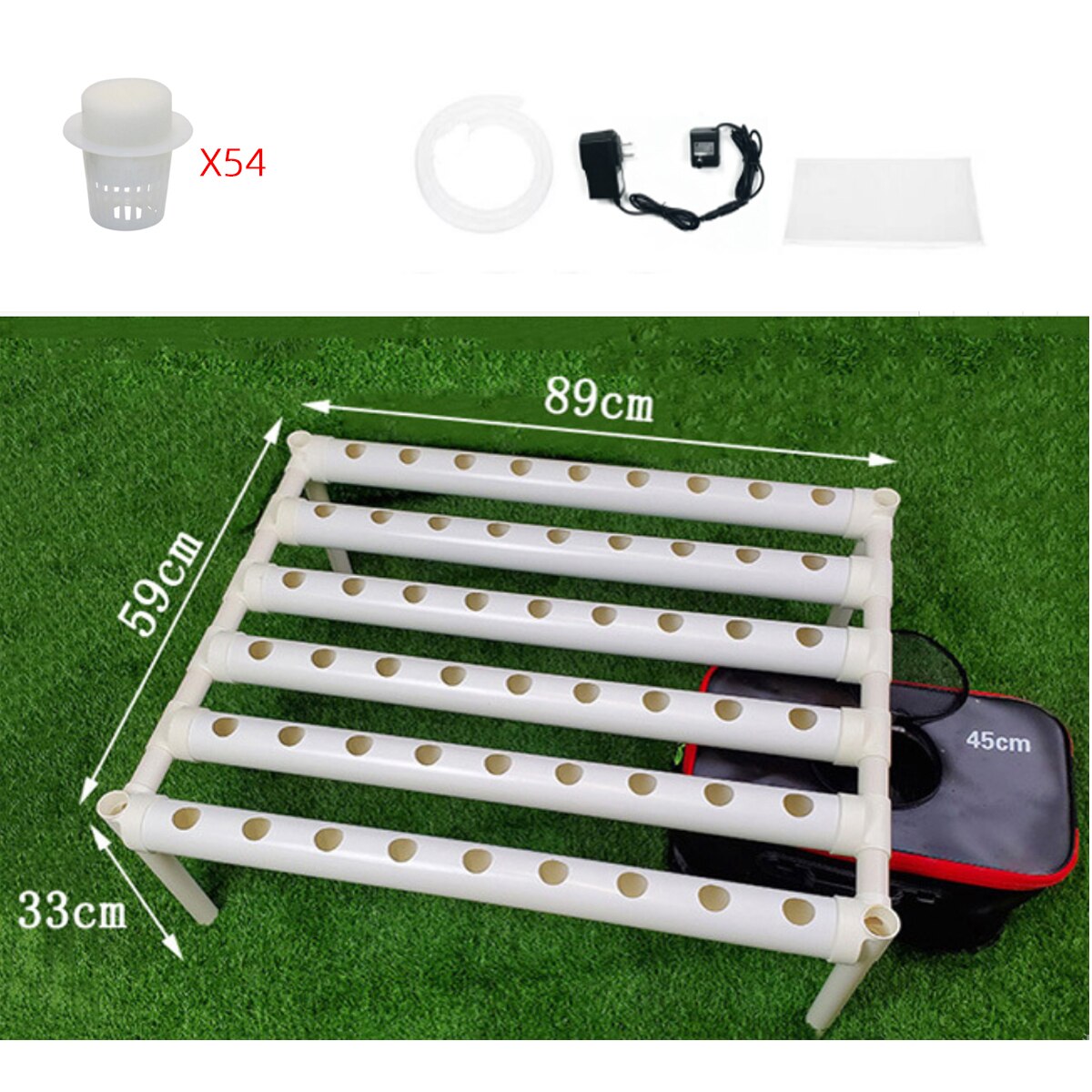 Planting Sites 3 Layers Horizontal Hydroponic Grow Kit Garden Plant Vegetable Planting Grow Box Deep Water Culture System