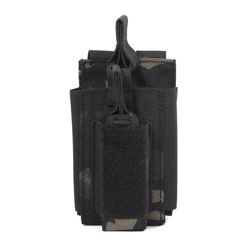 Pistol Magasin - Triple Mag Pouch Open-Top Rifle Mag Pouches and Pistol Magazine Pouches for M4 M16 AK Molle Backpack Airsoft Military Gear