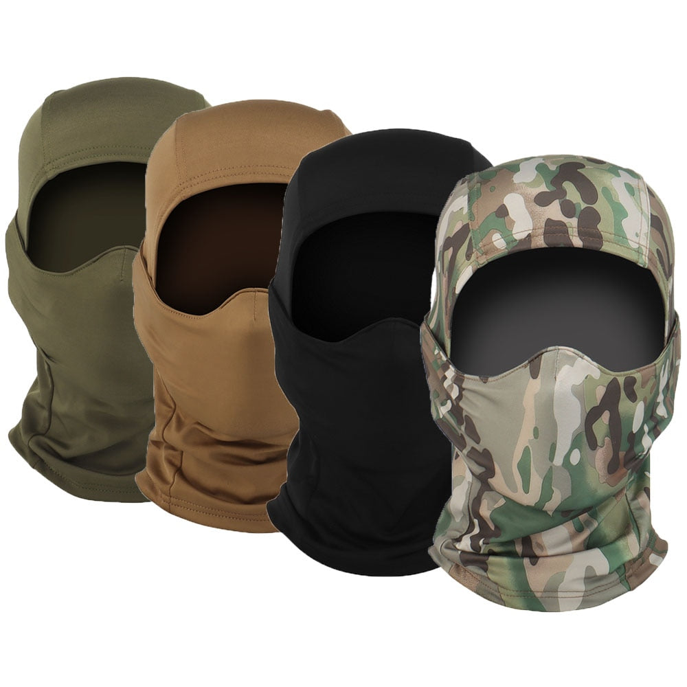 Tactical Balaclava Mask Full Face Breathable Paintball Wargames Military Hat Hunting Hiking Bicycle Cycling Bandana Neck Gaiter