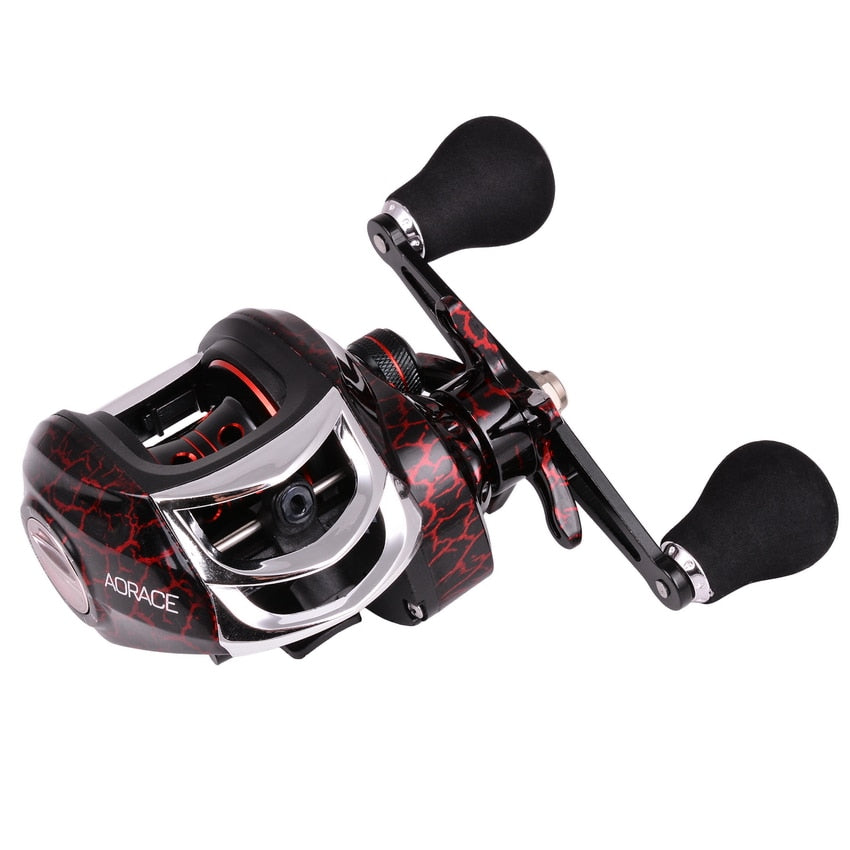 Multirulle för fiske - Baitcasting Reel 18+1BB Metallspole 7.2:1