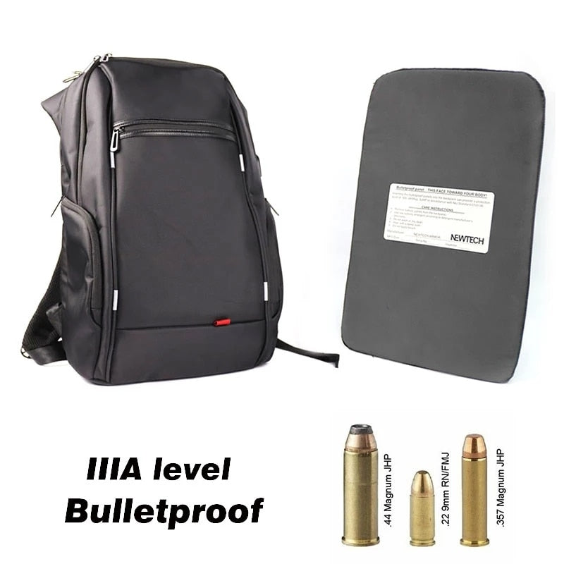 Bulletproof Backpack - NIJ IIIA Level - Bulletproof bag with large capacity