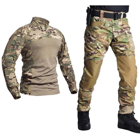 Militäruniform set i kamouflage