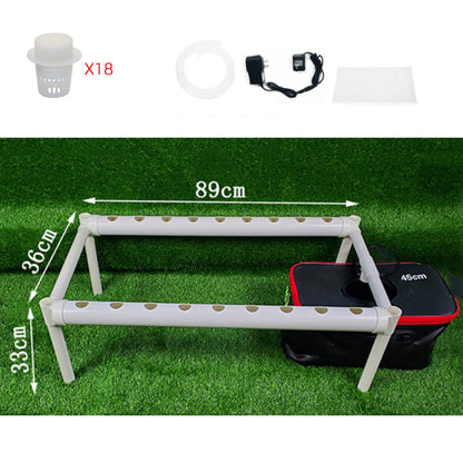 Planting Sites 3 Layers Horizontal Hydroponic Grow Kit Garden Plant Vegetable Planting Grow Box Deep Water Culture System