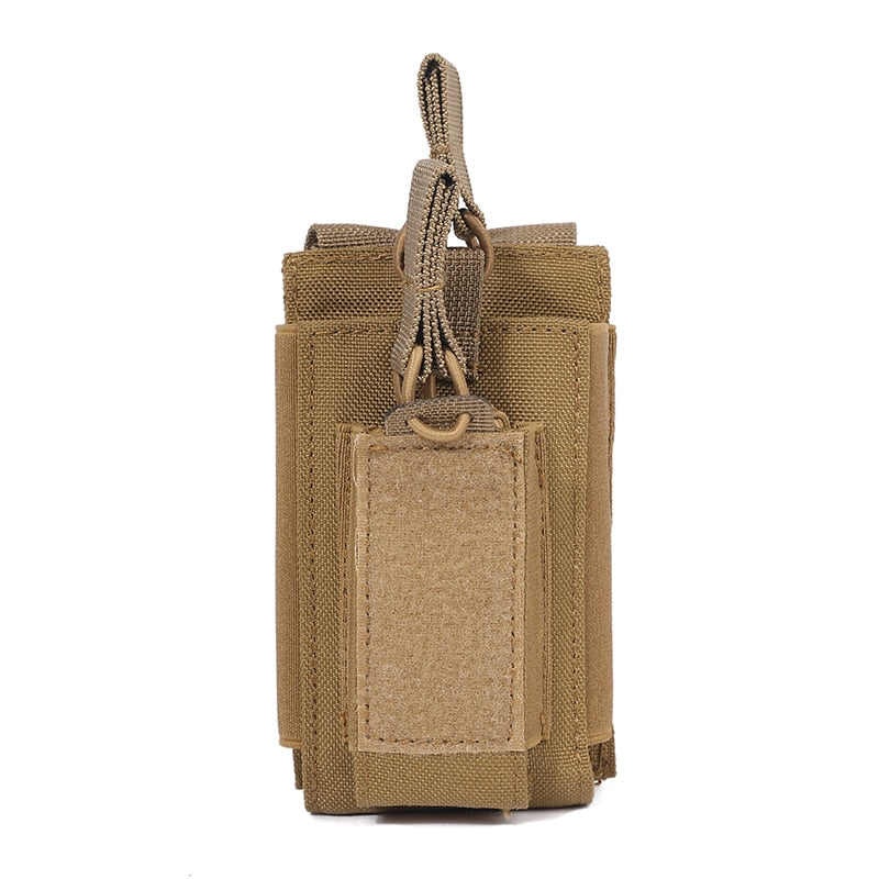 Pistol Magasin - Triple Mag Pouch Open-Top Rifle Mag Pouches and Pistol Magazine Pouches for M4 M16 AK Molle Backpack Airsoft Military Gear