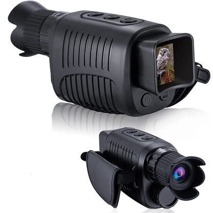 Night Vision Monocular Device 1080P HD Infrared 5x Digital Zoom - 100% Visibility in Darkness 300m