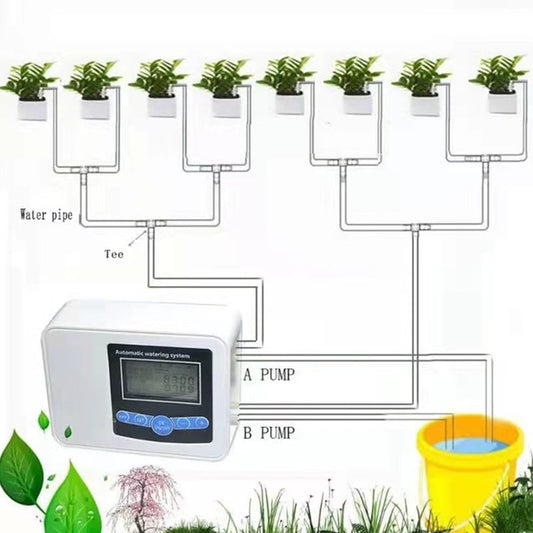 Droppsystem med timer för bevattning - Dual Pump Smart Drip System